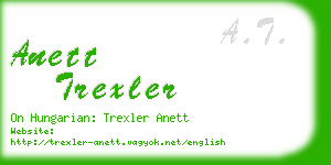anett trexler business card